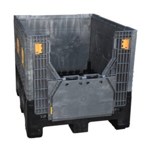 ENL-1210B Foldable Pallet Box | 800L 1200×1000 HDPE/PP