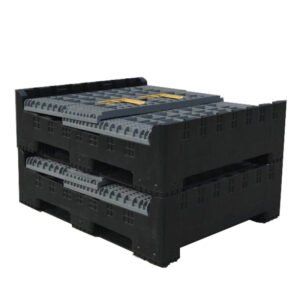 ENL-1210B Foldable Pallet Box | 800L 1200×1000 HDPE/PP