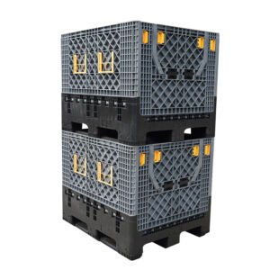 ENL-1210A Foldable Plastic Pallet Box | 1200×1000 HDPE