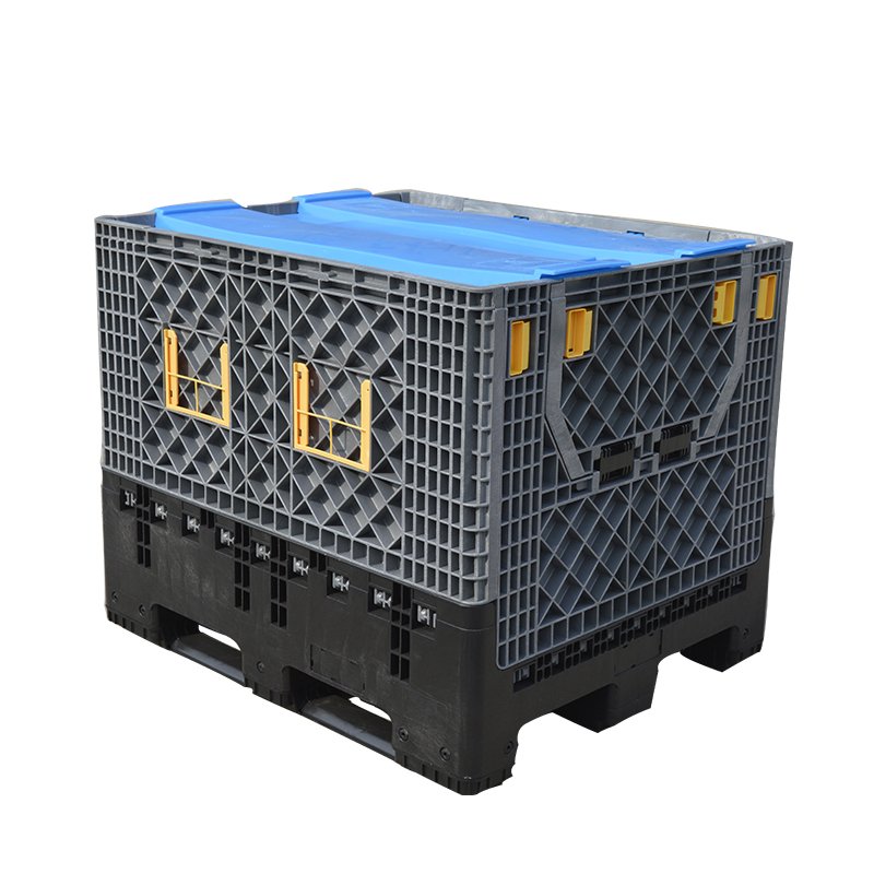 ENL-1210A Foldable Plastic Pallet Box | 1200×1000 HDPE