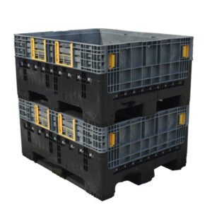 ENL-1210C Low-Height Foldable Pallet Box | 1200×1000