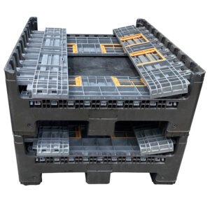 ENL-1210C Low-Height Foldable Pallet Box | 1200×1000