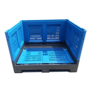 ENL1210-WE Foldable Vented Pallet Box | 700L 1200×1000×810