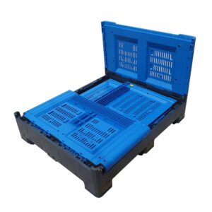ENL1210-WE Foldable Vented Pallet Box | 700L 1200×1000×810
