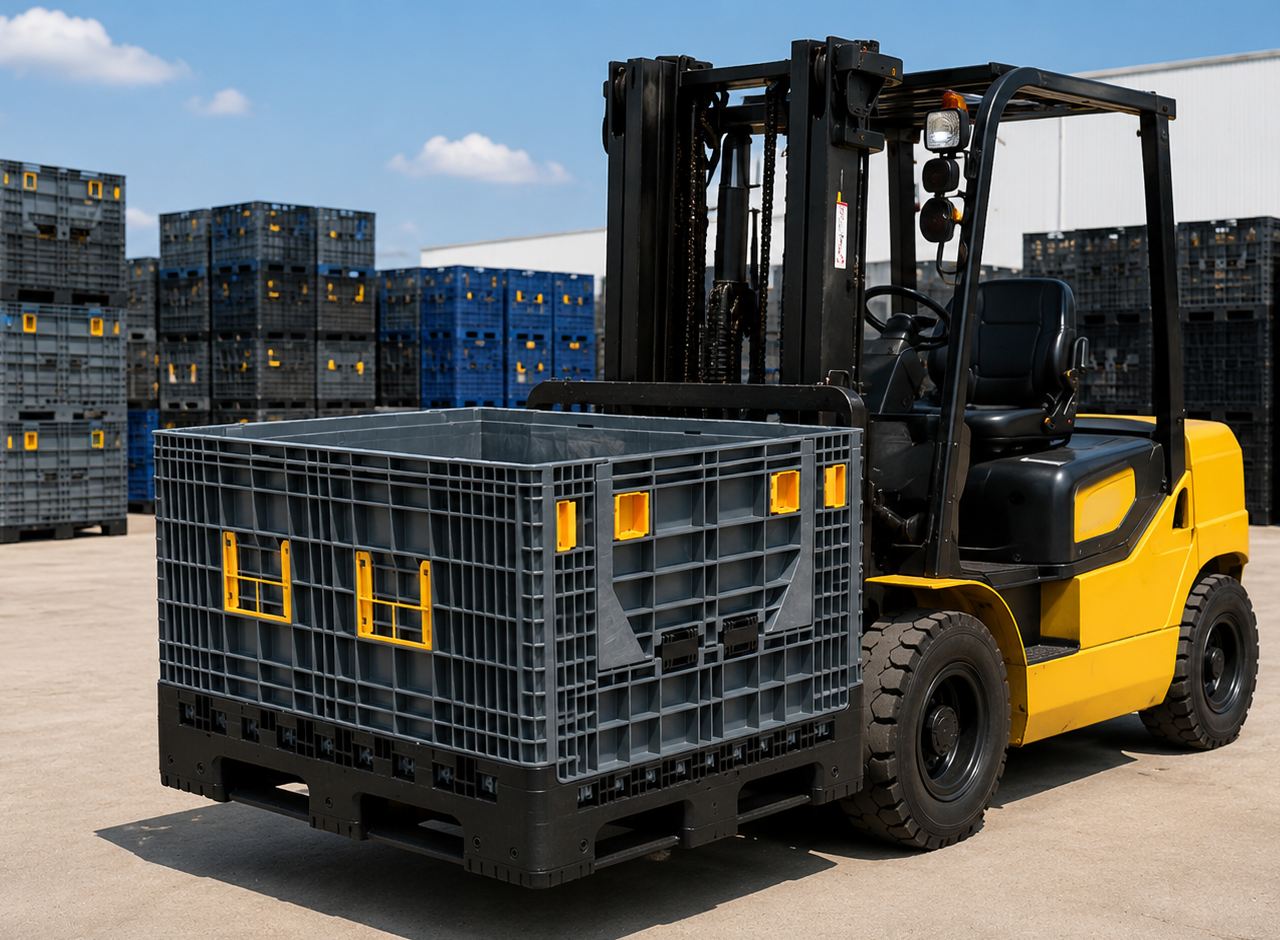 Industrial plastic container solutions by Enlightening Plast